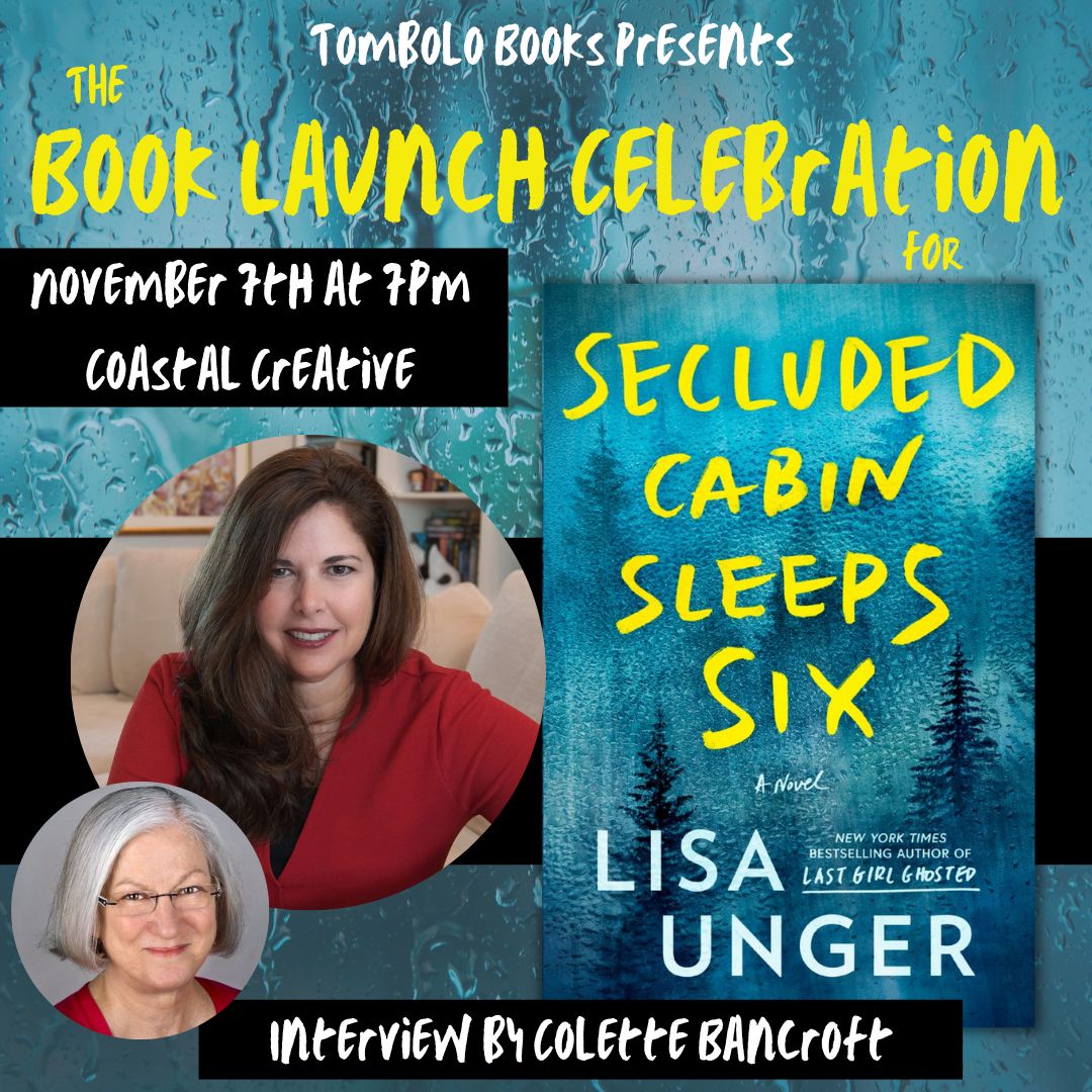 SECLUDED CABIN SLEEPS SIX: Lisa Unger's 20th Book Celebration and ...